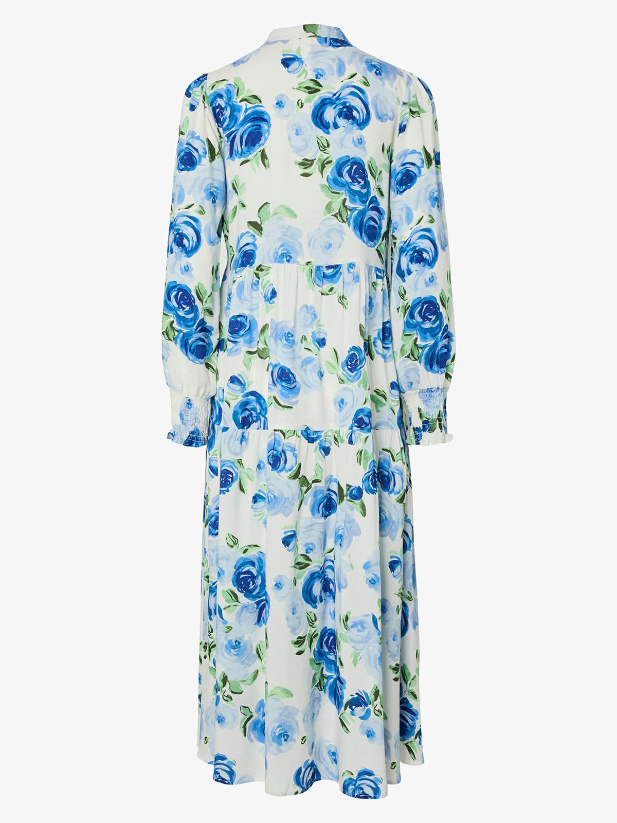 Y.A.S Asina Long Sleeve Long Shirt Dress Snow White / Emula