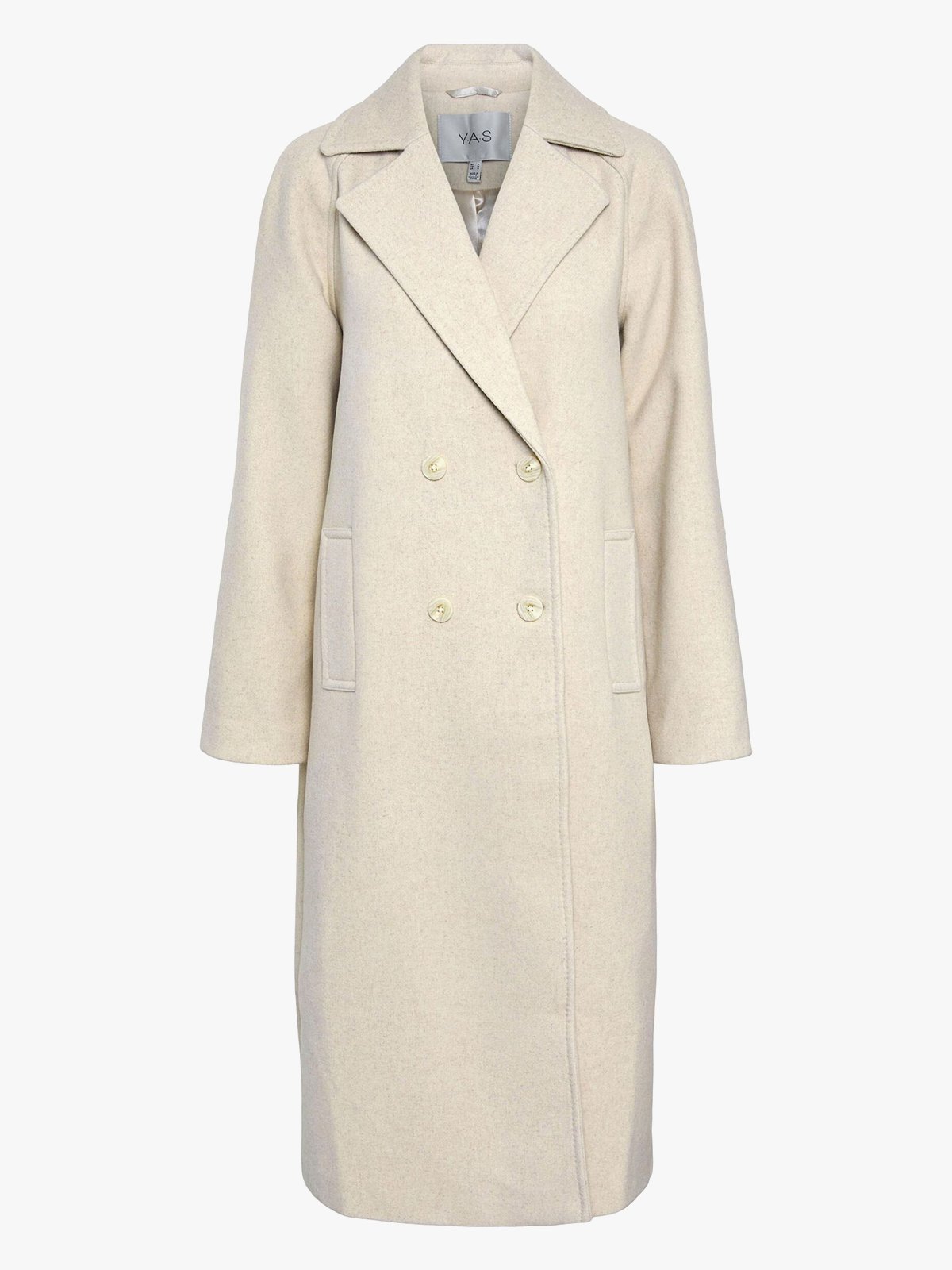 Y.A.S Margot Long Sleeve Long Coat Birch