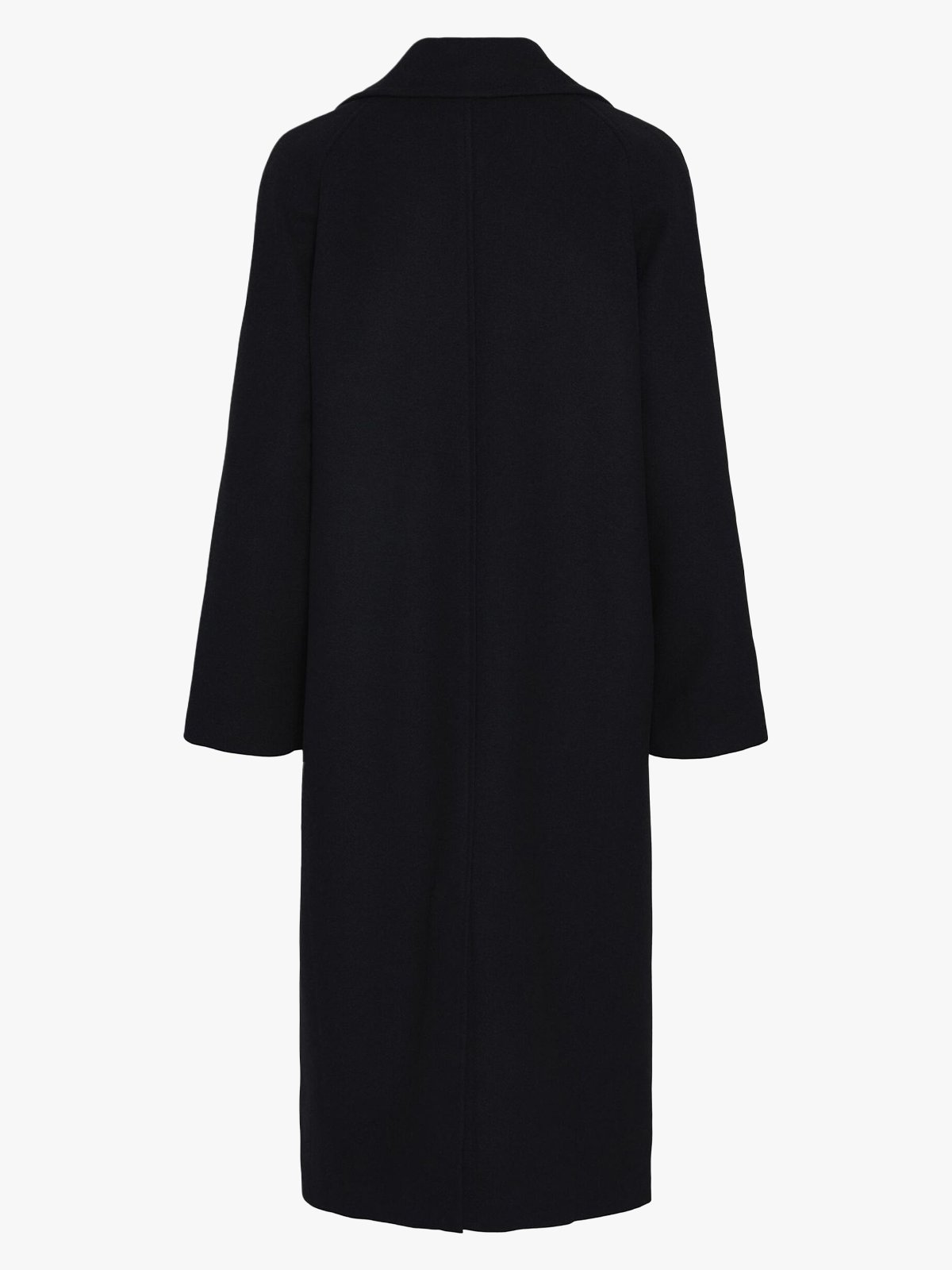 Y.A.S Margot Long Sleeve Long Coat Black