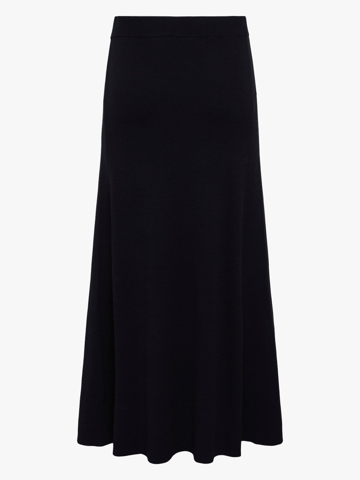 Y.A.S Fonny High Waist Ankle Skirt Black