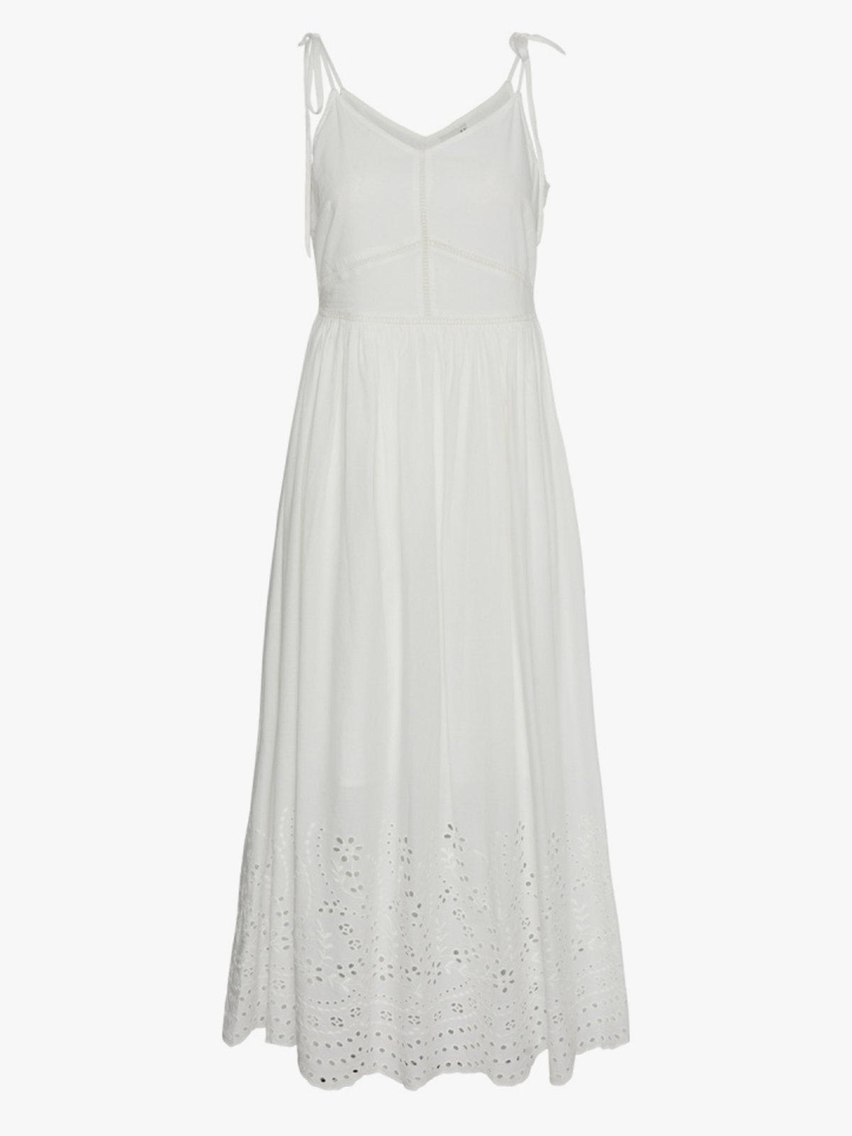 Y.A.S Lumia Strap Maxi Dress Star White