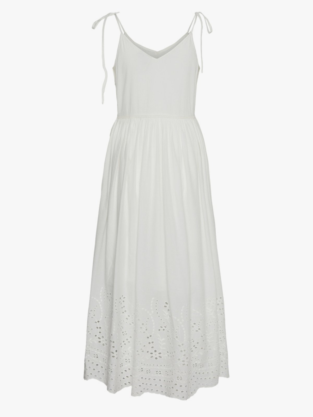 Y.A.S Lumia Strap Maxi Dress Star White
