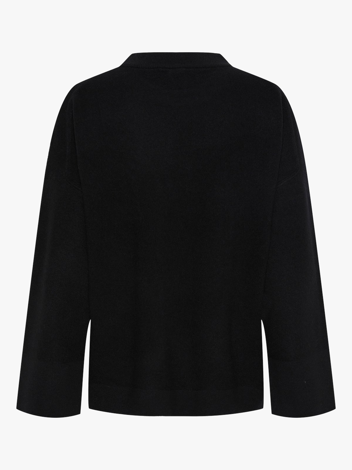 Y.A.S Emilie O-Neck Knit Pullover Black