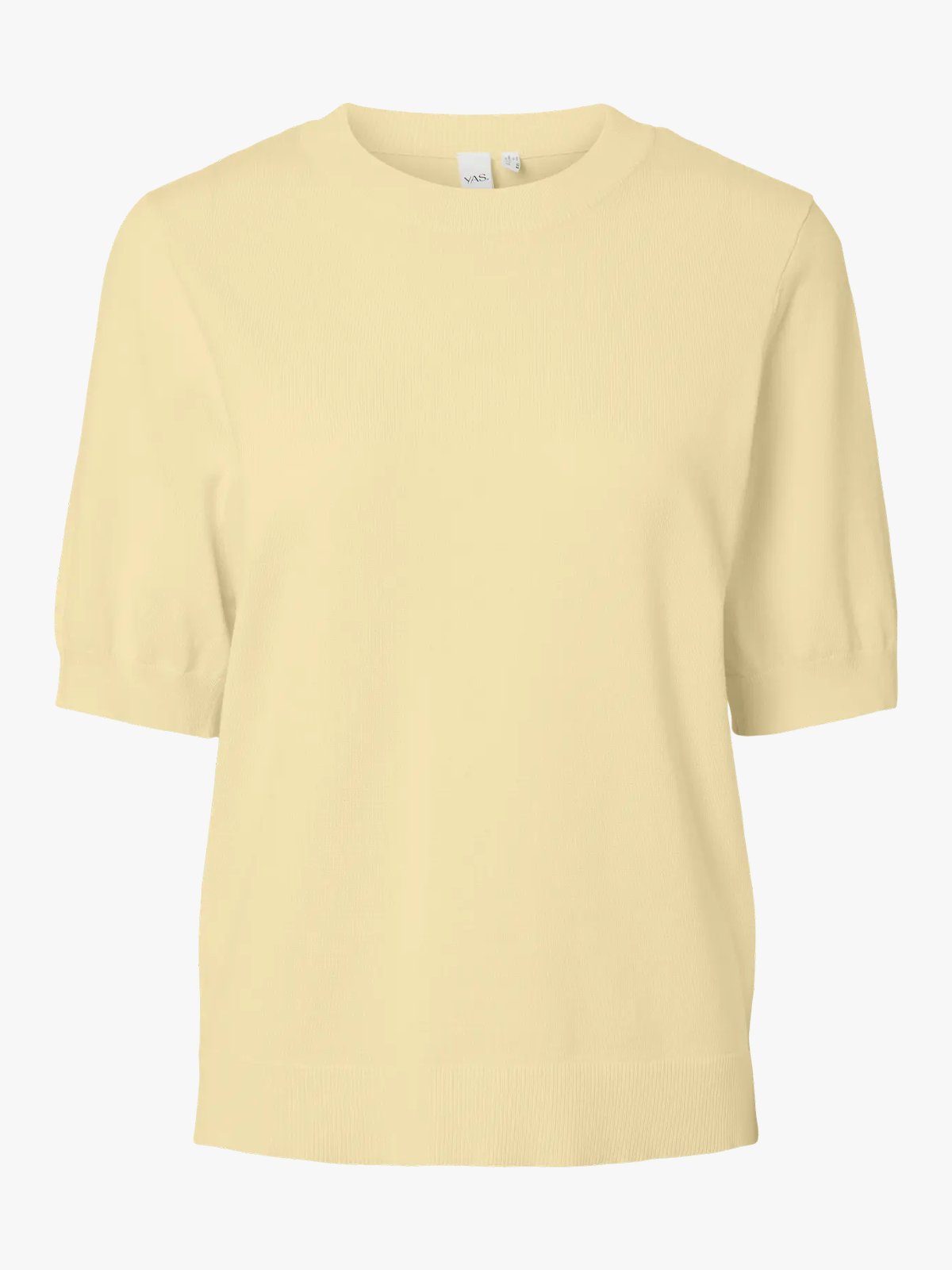 Y.A.S Lena Short Sleeve Knit Pullover Anise Flower