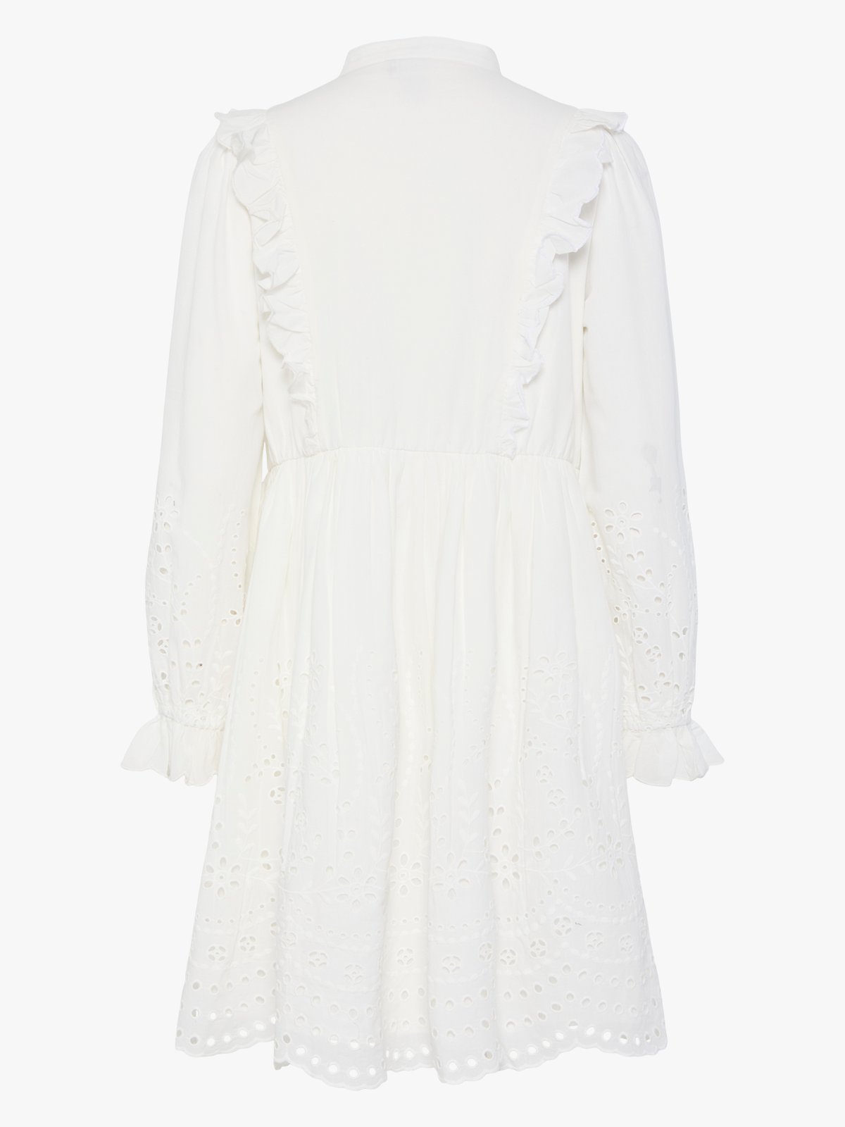 Y.A.S Luma Long Sleeve Dress Star White