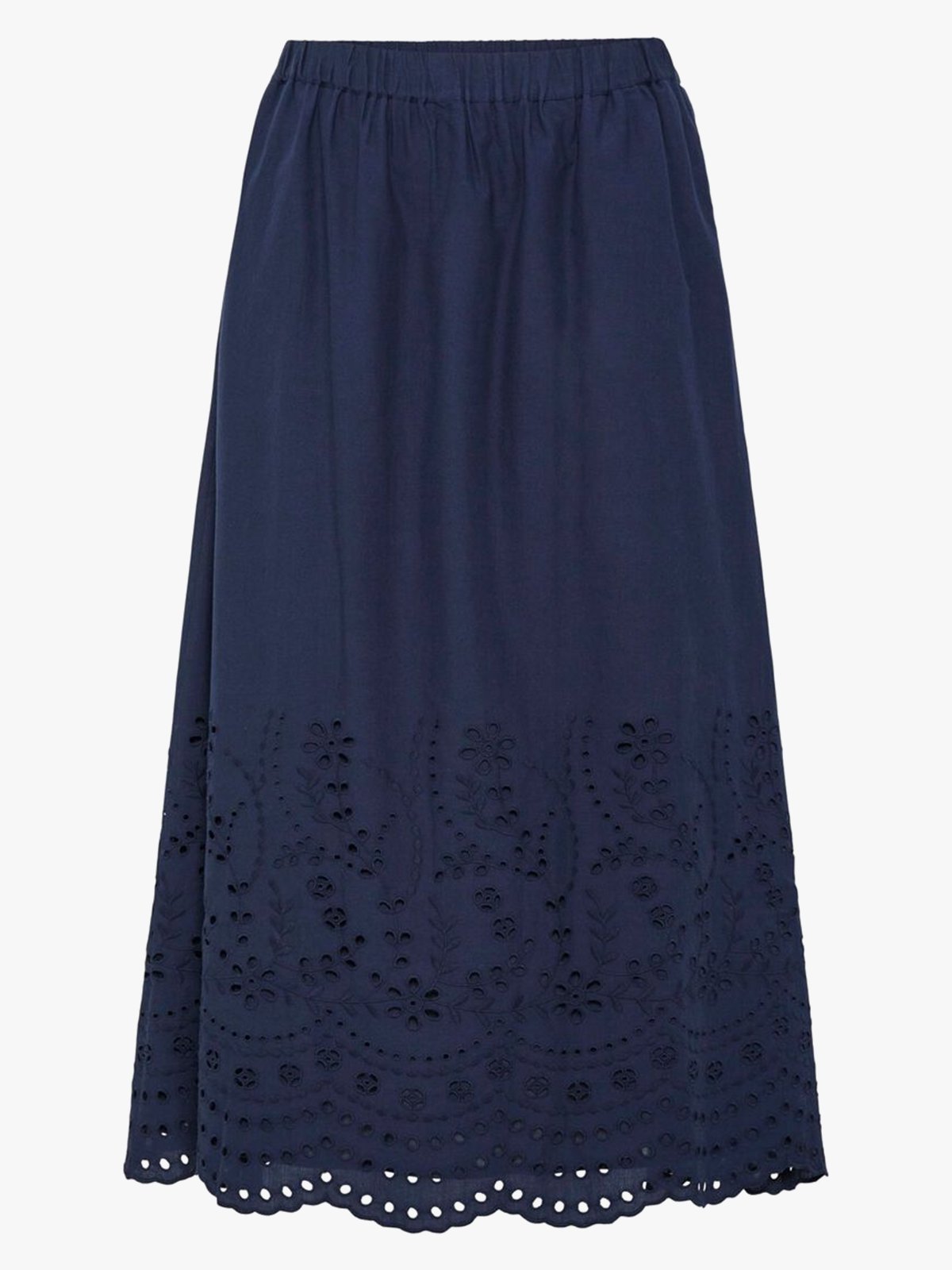 Y.A.S Luma High Waist Long Skirt Navy Blazer