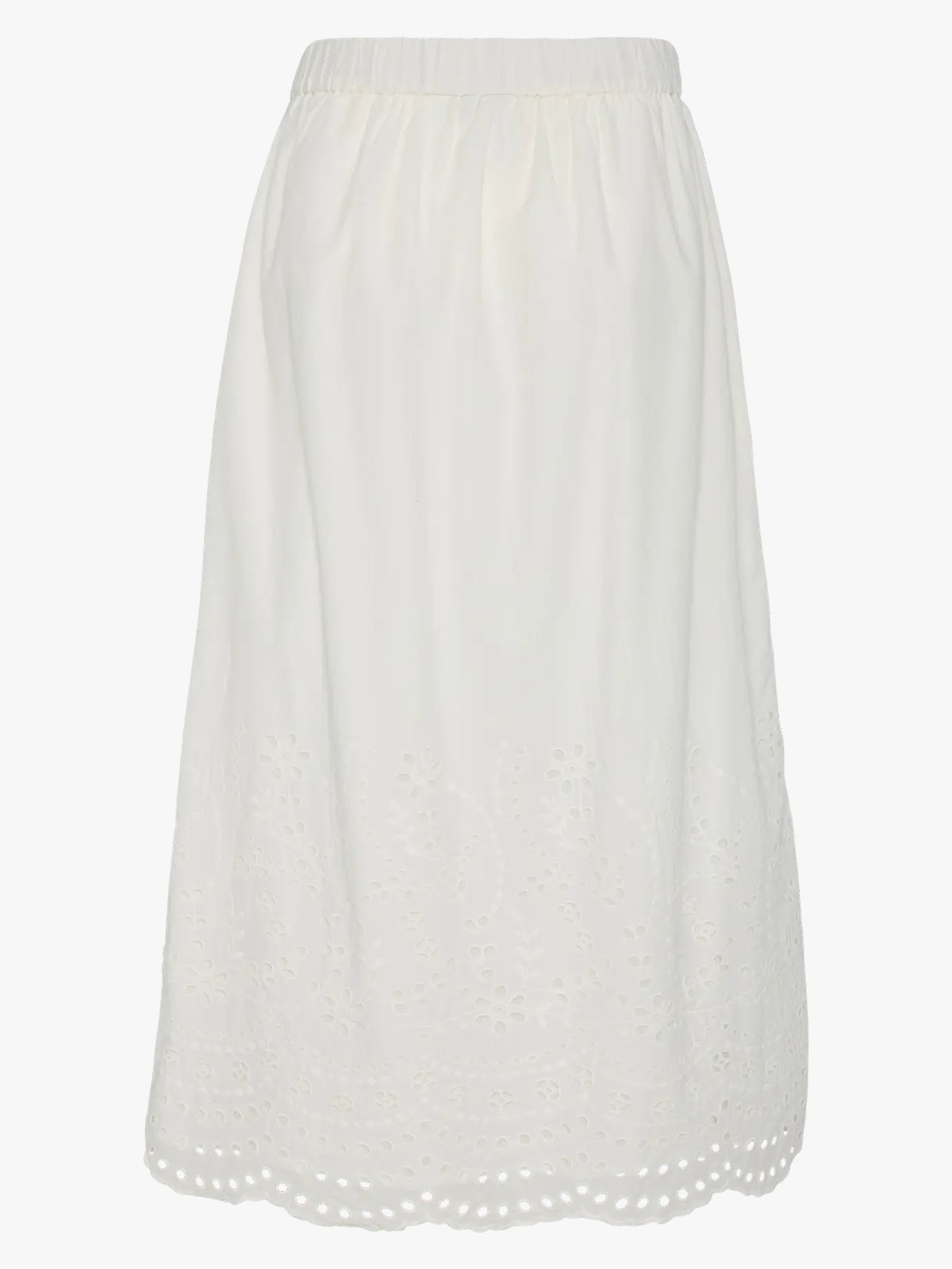Y.A.S Luma High Waist Long Skirt Star White
