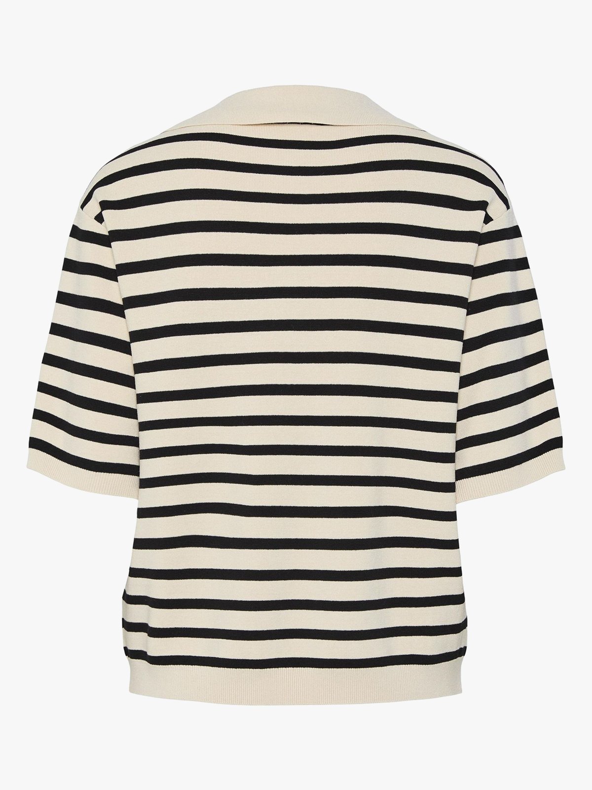 Y.A.S Fonny 2/4 Knit Pullover Birch Stripes