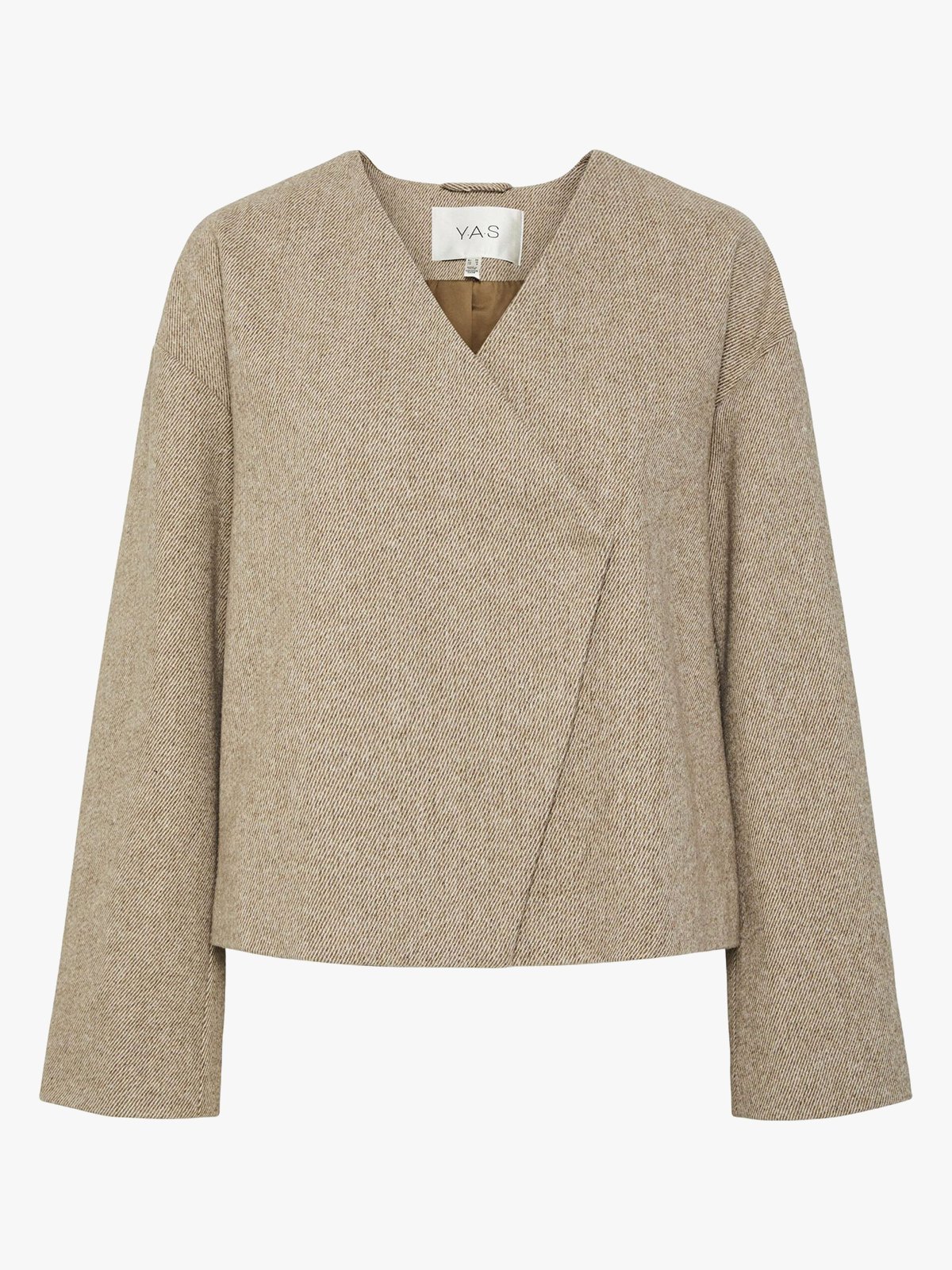 Y.A.S Spring Long Sleeve Jacket Toasted Coconut