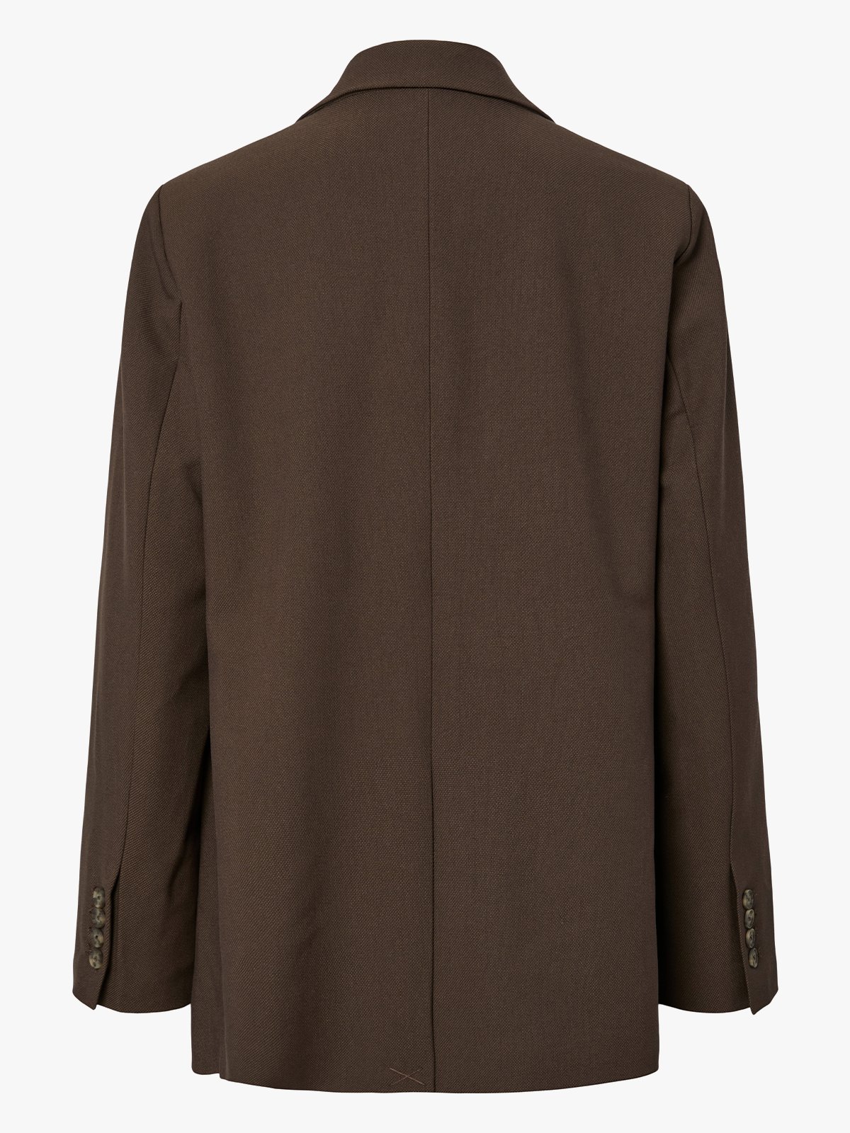 Y.A.S Reemaj Long Sleeve Blazer Chocolate Brown