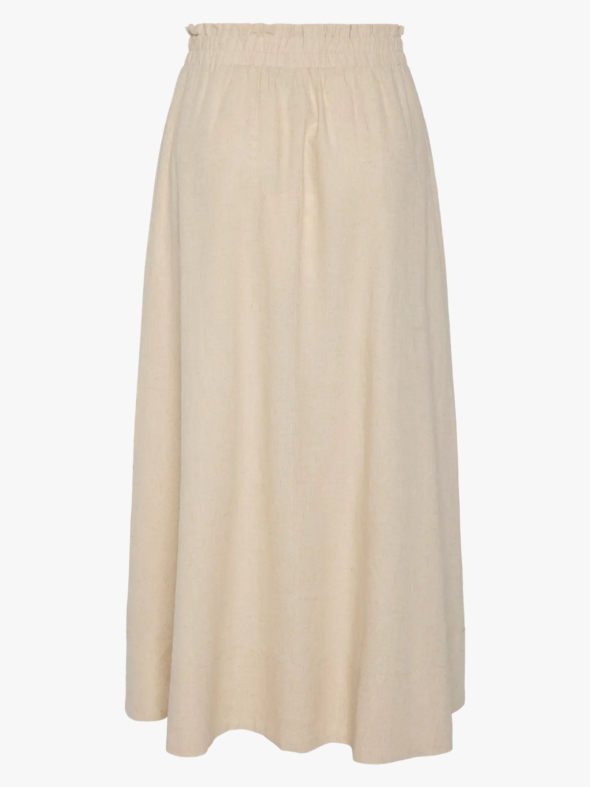 Y.A.S Flaxy High Waist Ankle Skirt Birch