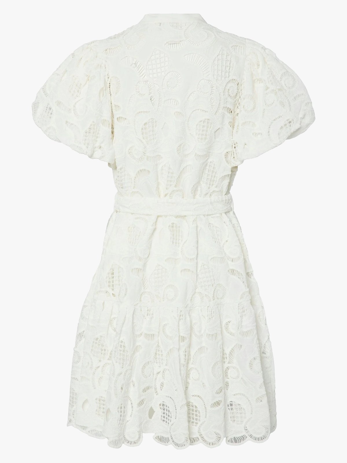 Y.A.S Sana Short Sleeve Dress Star White