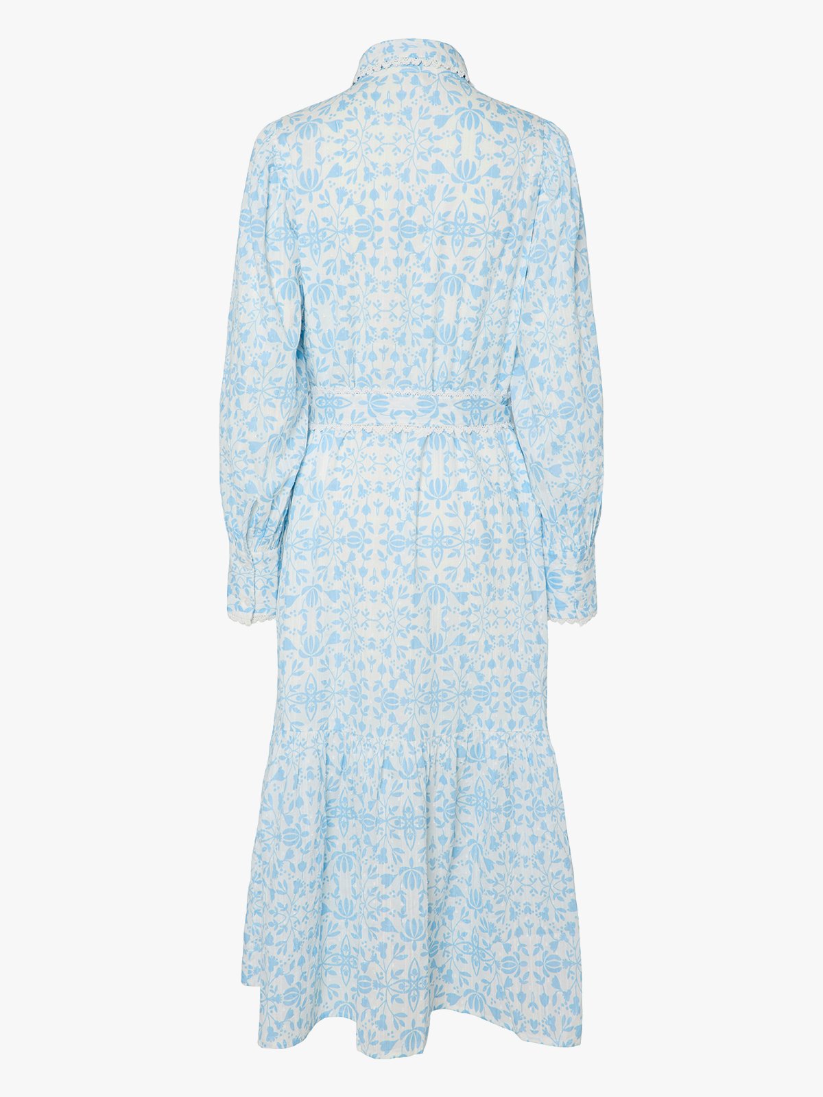 Y.A.S Vips Long Shirt Dress Clear Sky