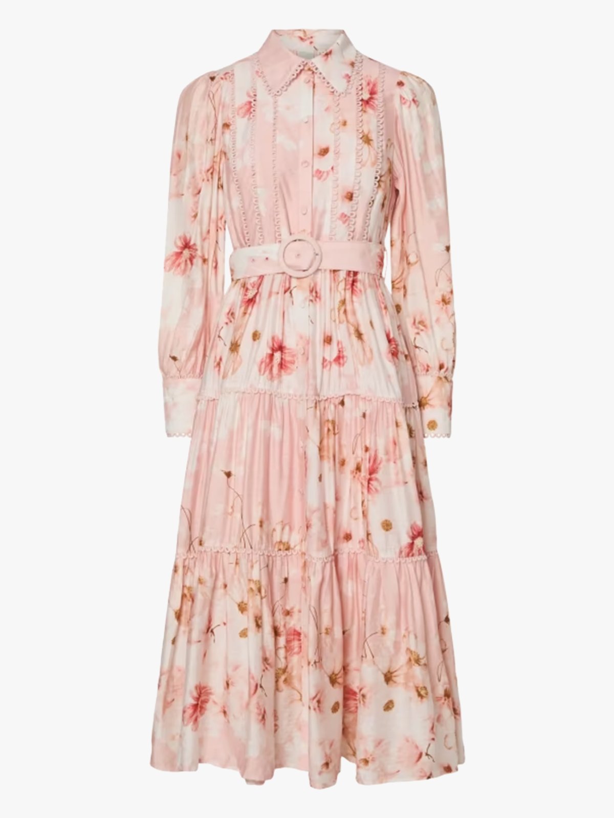 Y.A.S Billa Long Sleeve Long Dress Chintz Rose