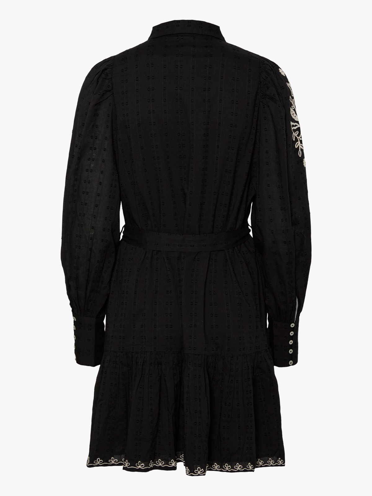 Y.A.S Zimea Long Sleeve Shirt Dress Black