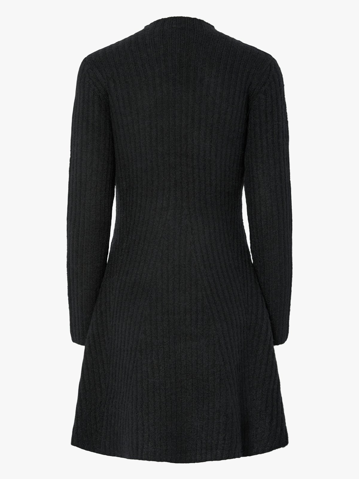 Y.A.S Dolly Long Sleeve Knit Dress Black