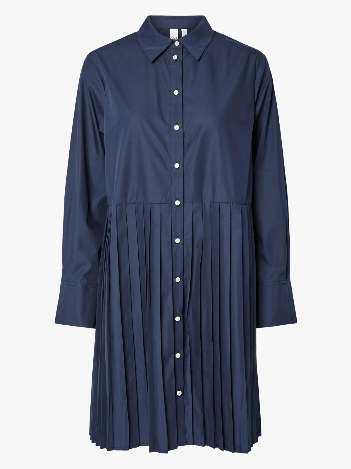 Y.A.S Royelli Long Sleeve Shirt Dress Navy Blazer