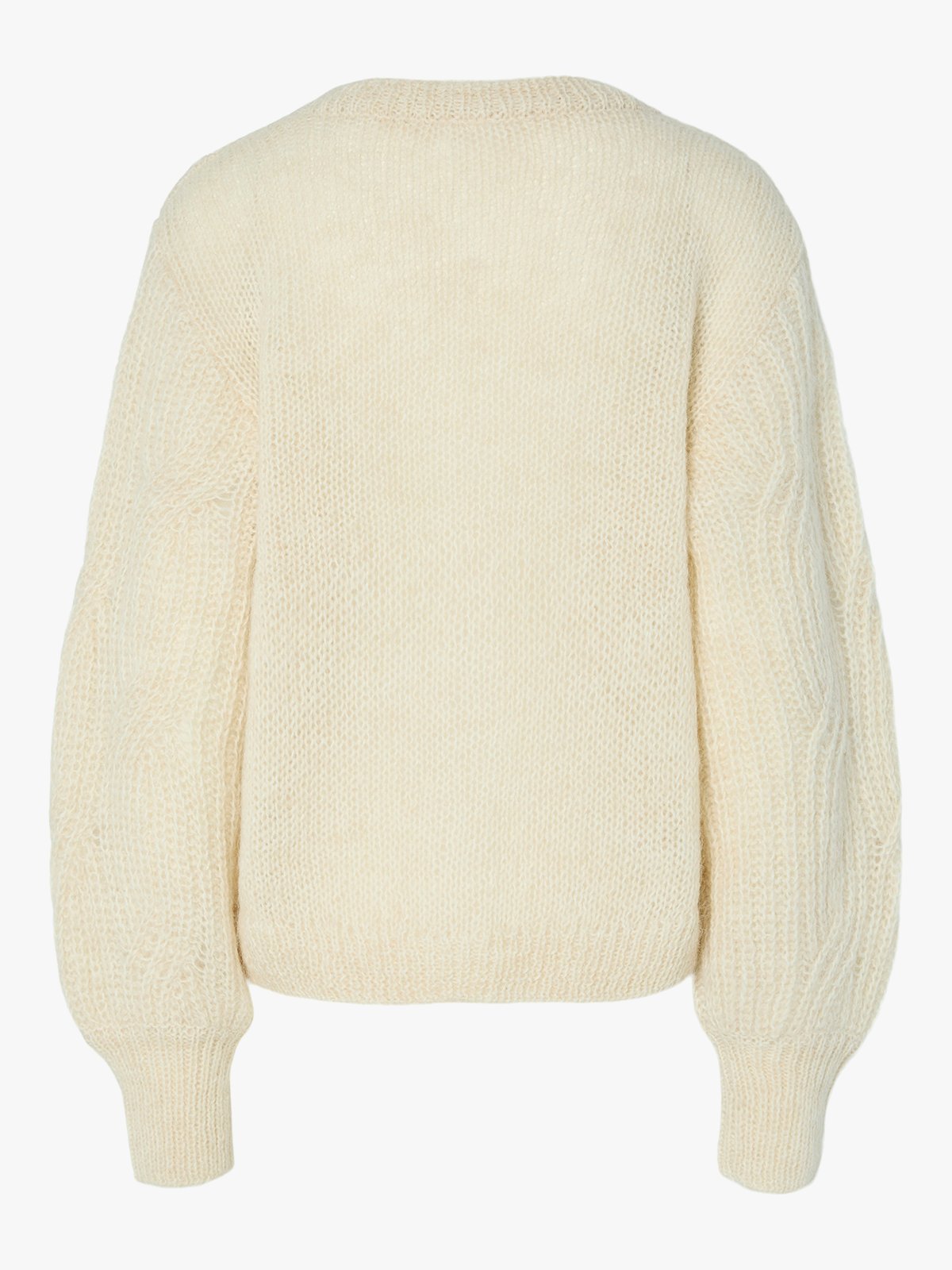 Y.A.S Zuma Long Sleeve Knit Cardigan Birch
