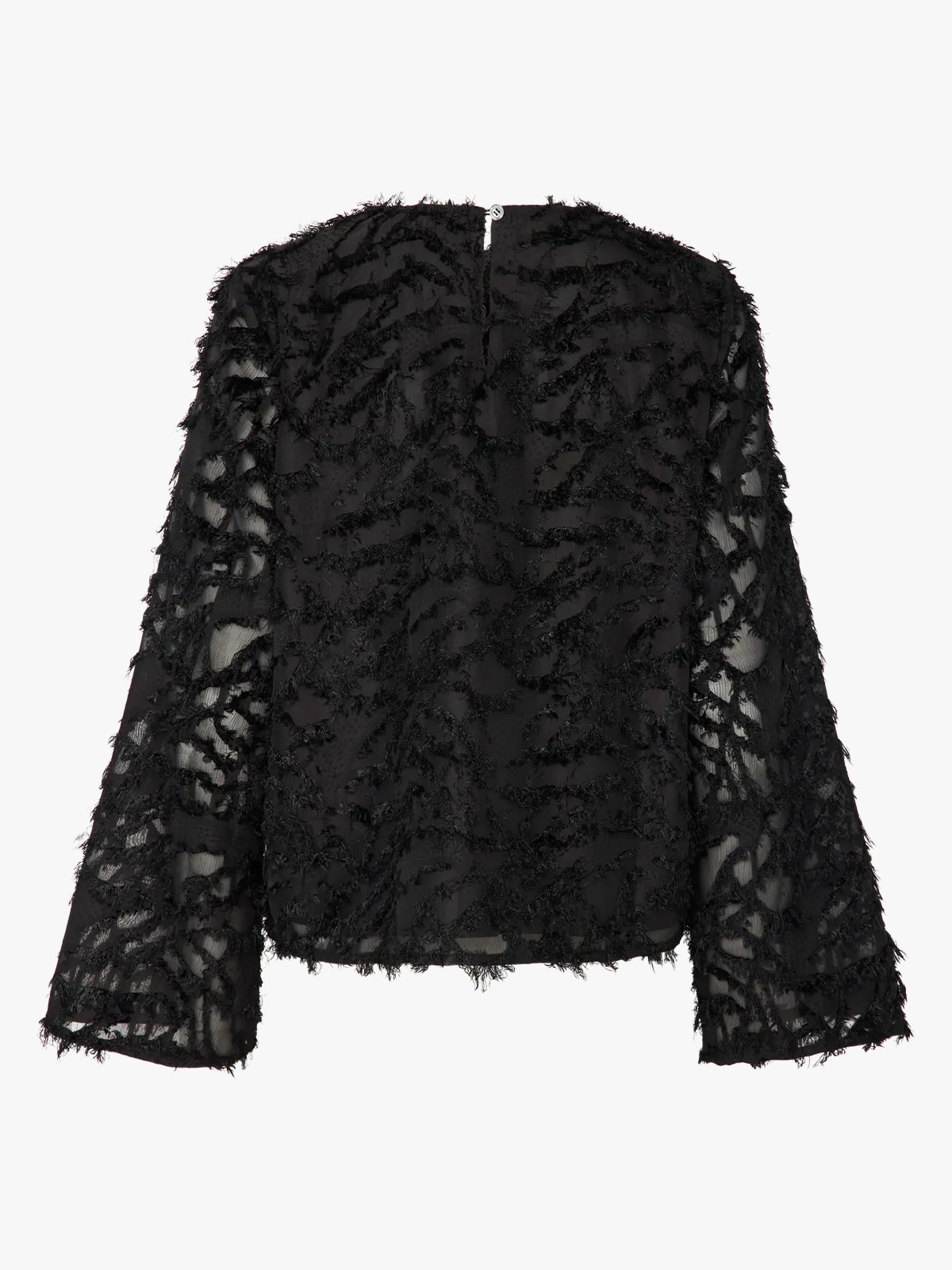 Y.A.S Sparia Long Sleeve Top Black