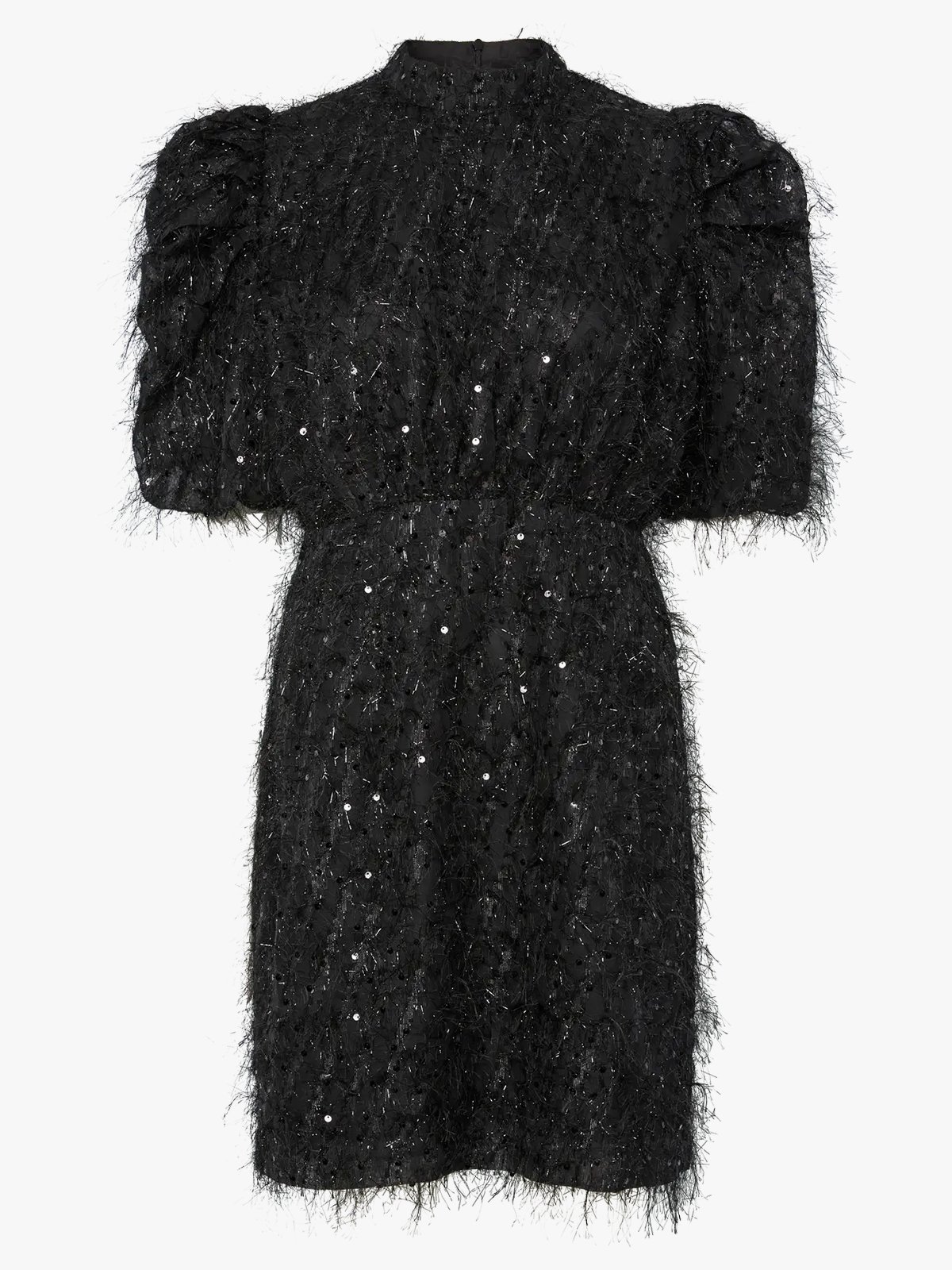 Y.A.S Ilza 2/4 Sequin Dress Black