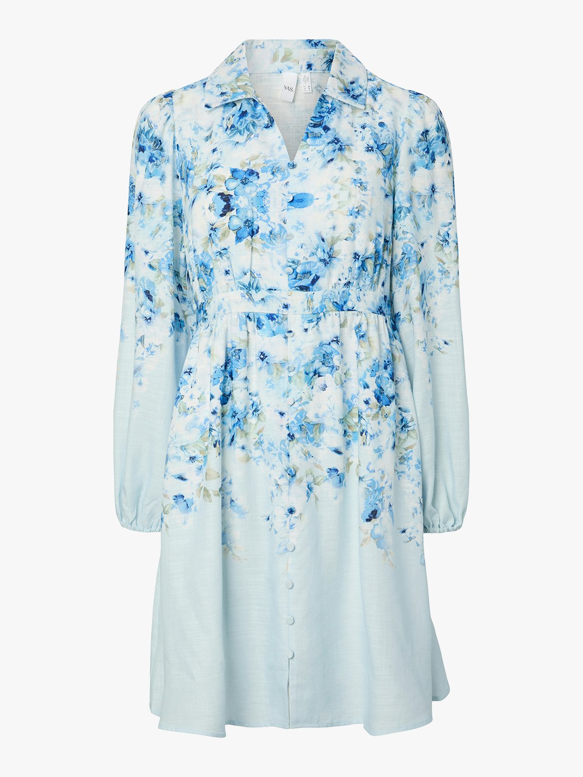 Y.A.S Cleo Long Sleeve Dress Skyway
