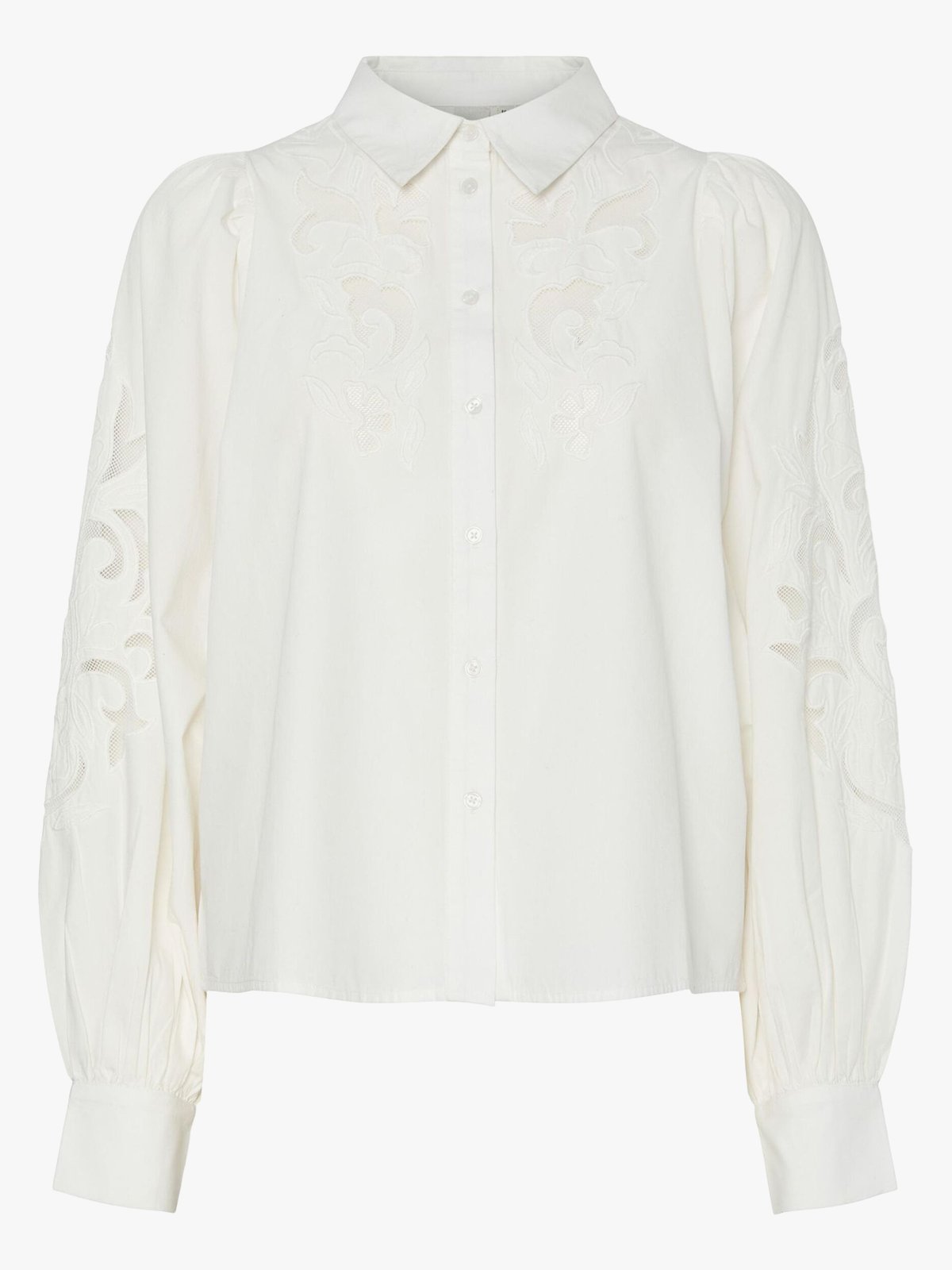 Y.A.S Zimia Long Sleeve Shirt Star White