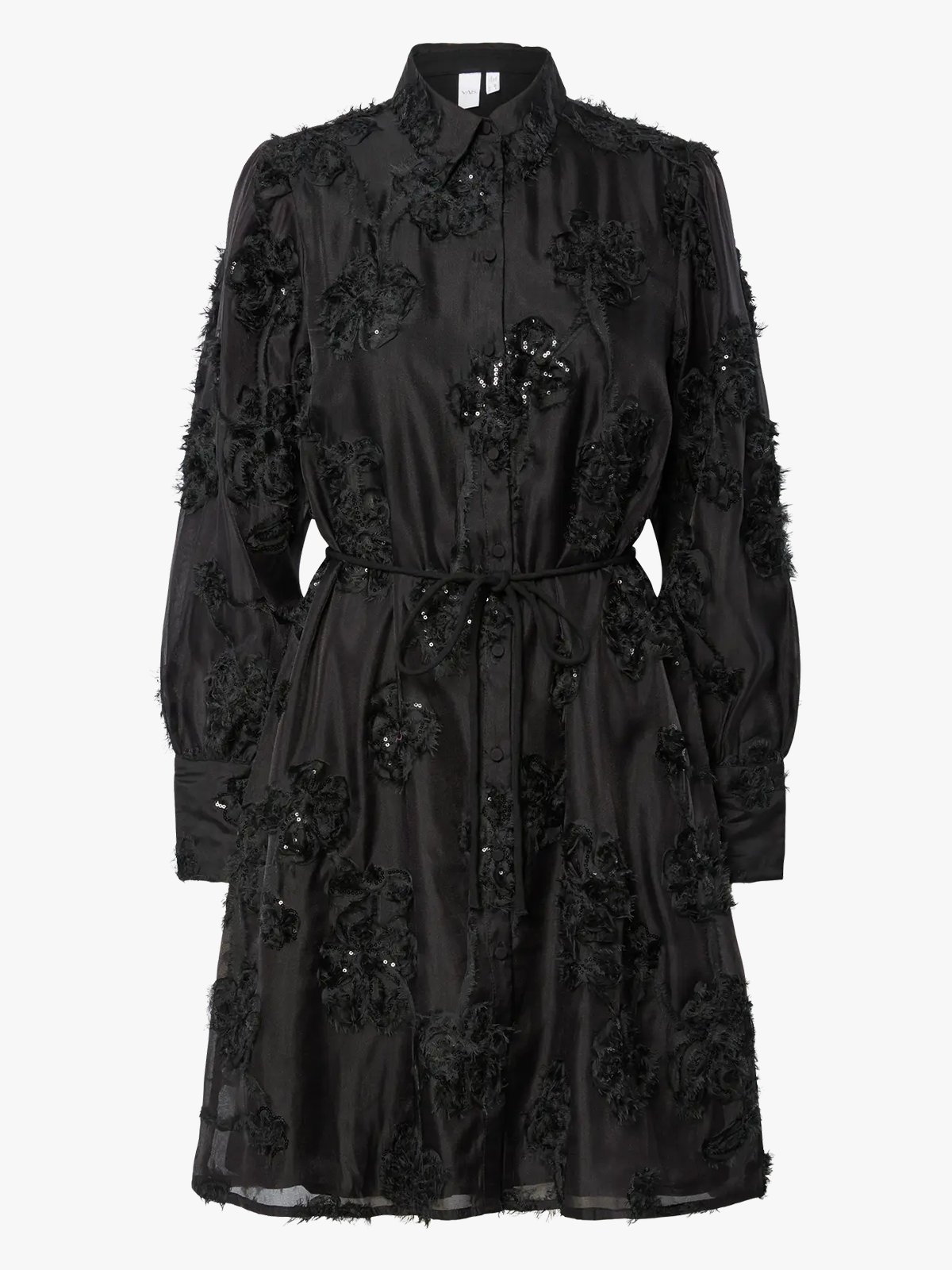 Y.A.S Frima Long Sleeve Dress Black