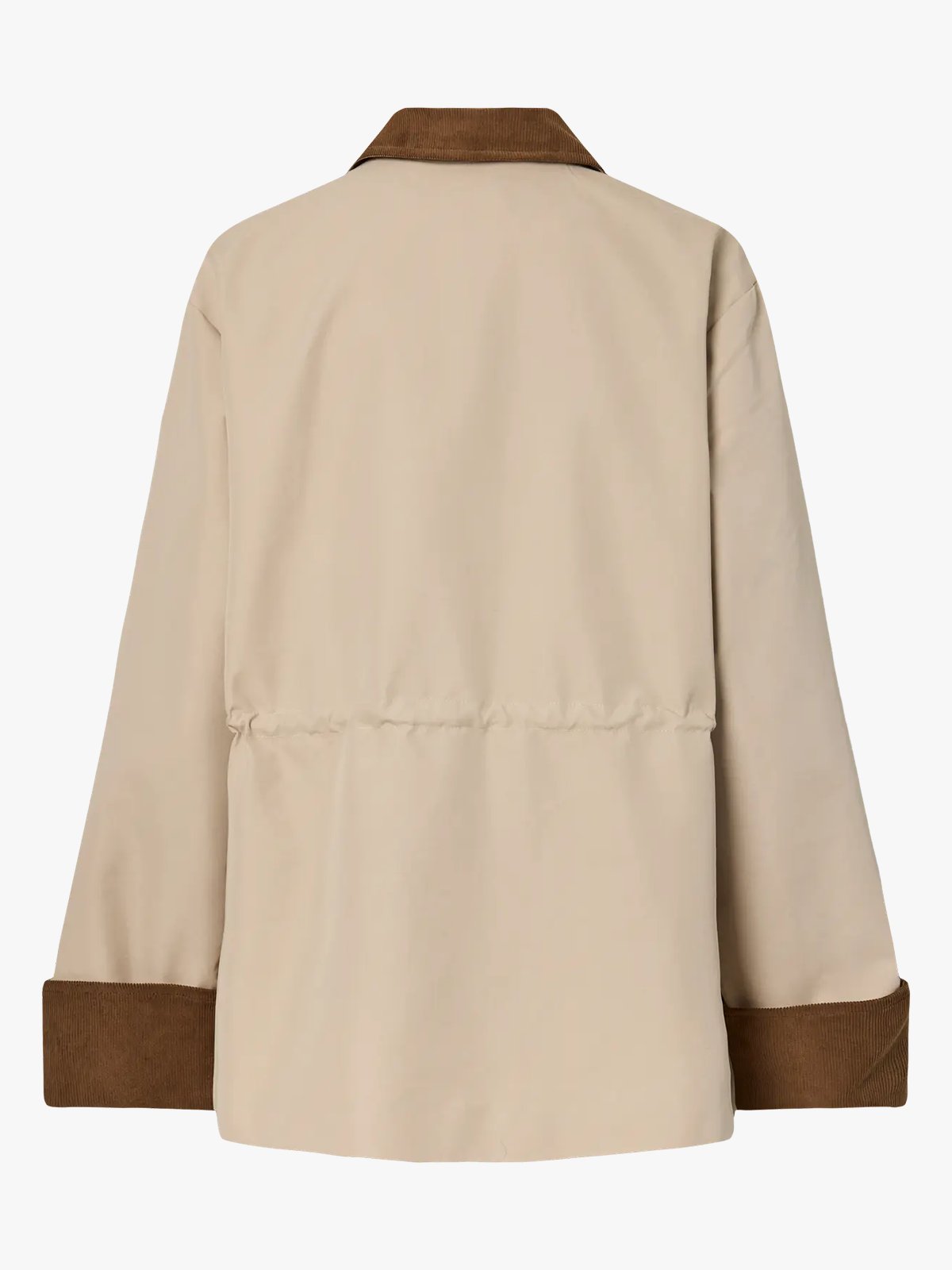 Y.A.S Anca Long Sleeve Parka Jakcet Oxford Tan