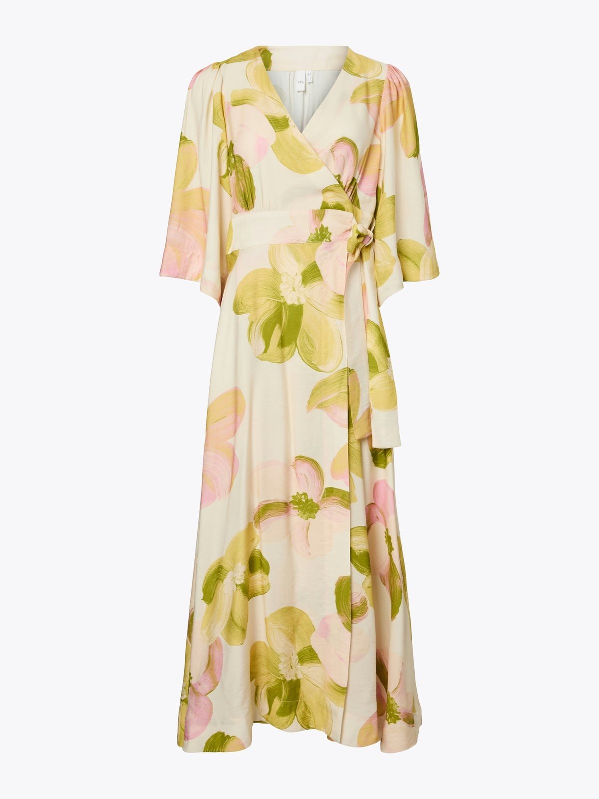 Y.A.S Marga 3/4 Wrap Long Dress Pristine