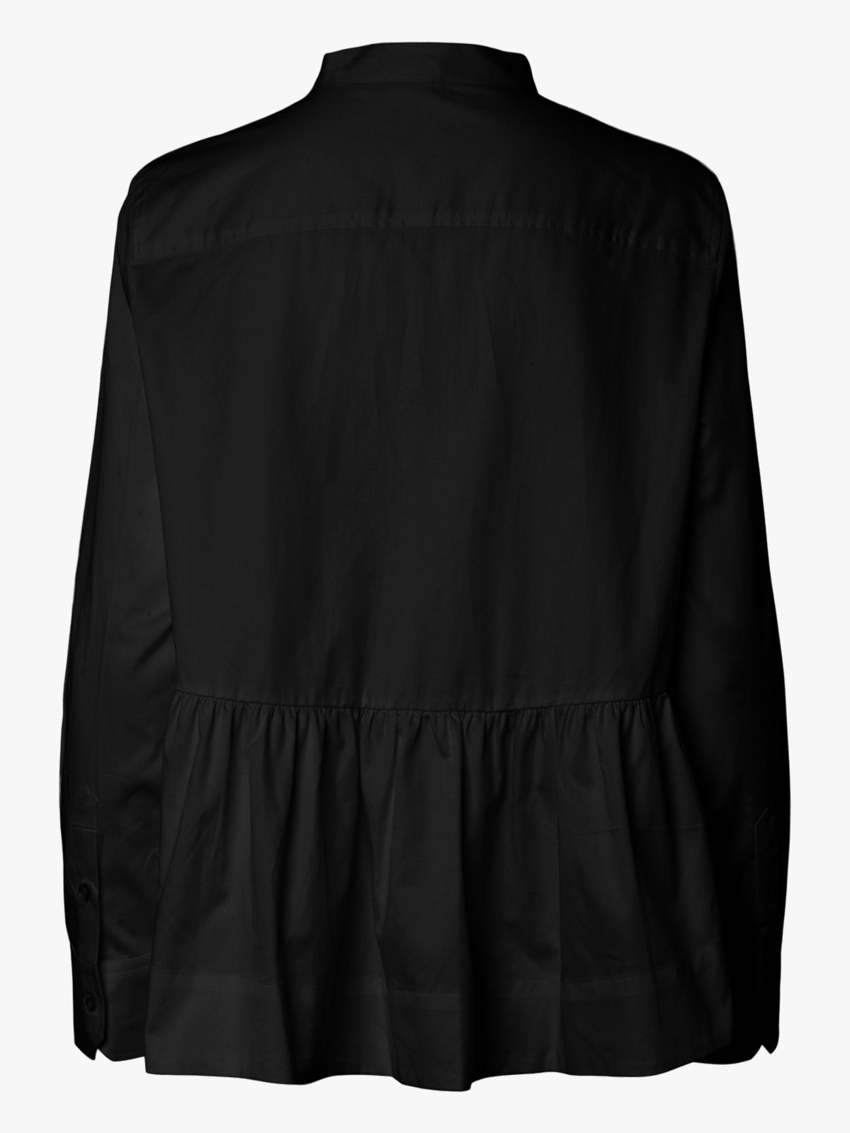 Y.A.S Salsy Long Sleeve Shirt S Black