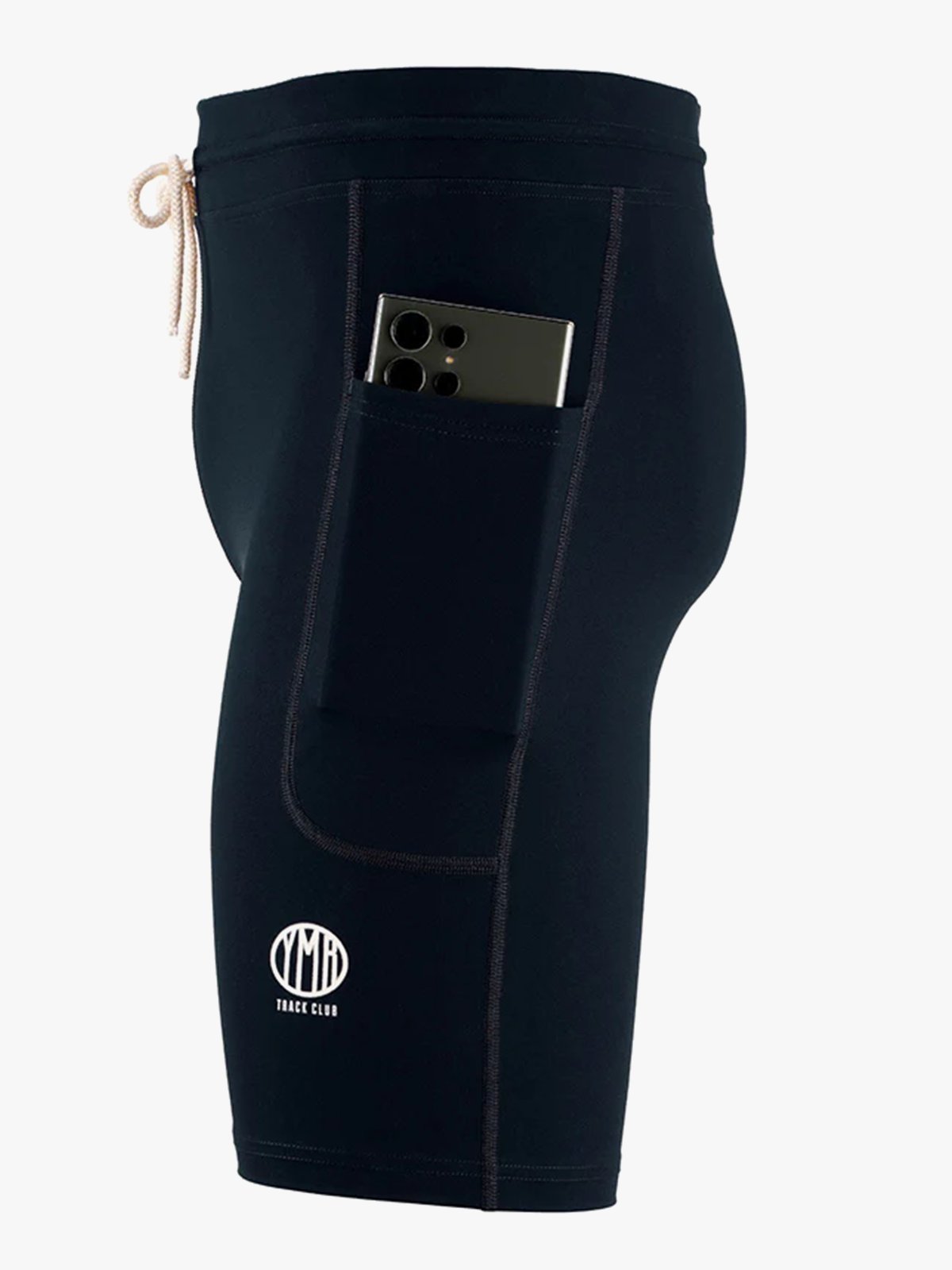 YMR Track Club Bäckaryd Men's Mid Tights Black