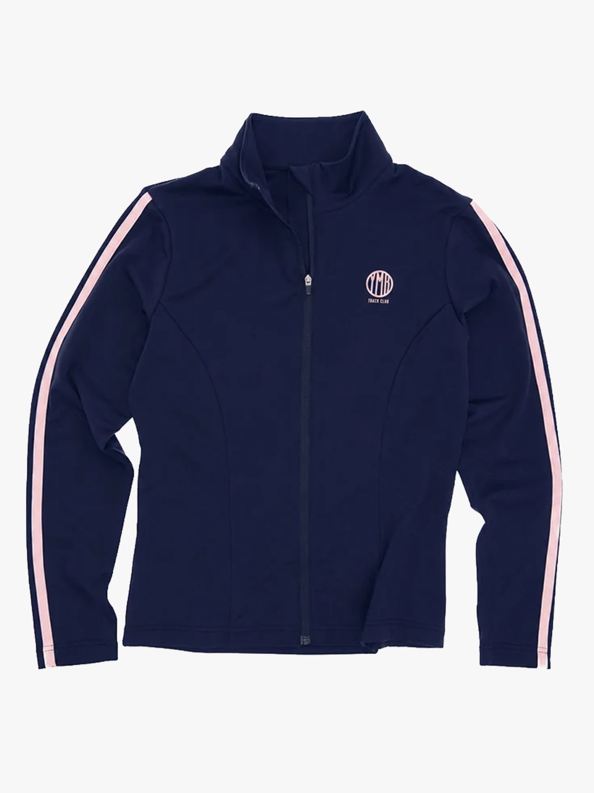 YMR Track Club Kvarnholmen Ladies Full Zip Navy / Retro Pink