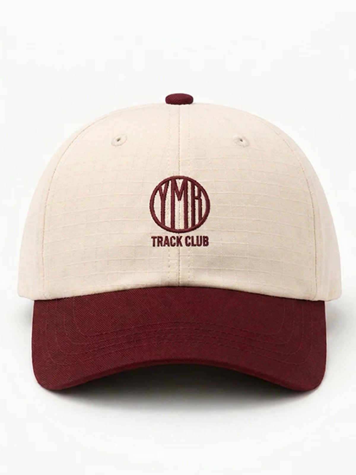 YMR Track Club Sandhamn Casual Cap Off-White / Burgundy