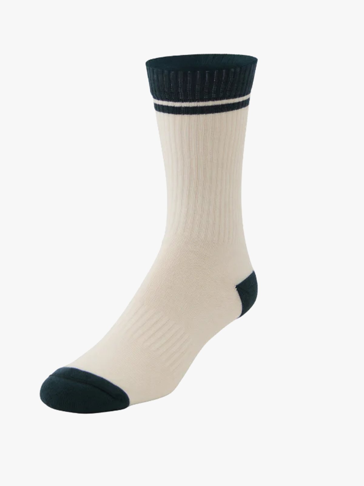 YMR Track Club Sandhamn Mid Socks Offwhite / Navy