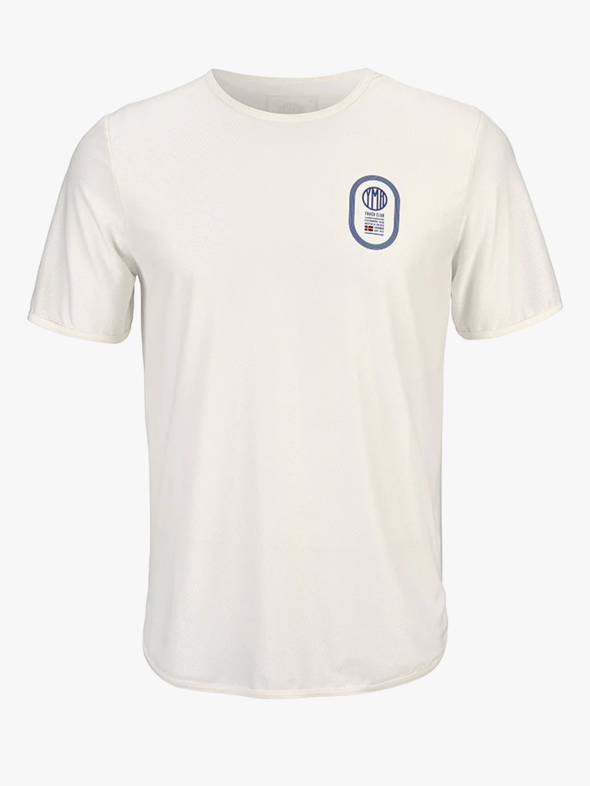 YMR Track Club Stadion Men's T-Shirt Offwhite / Navy