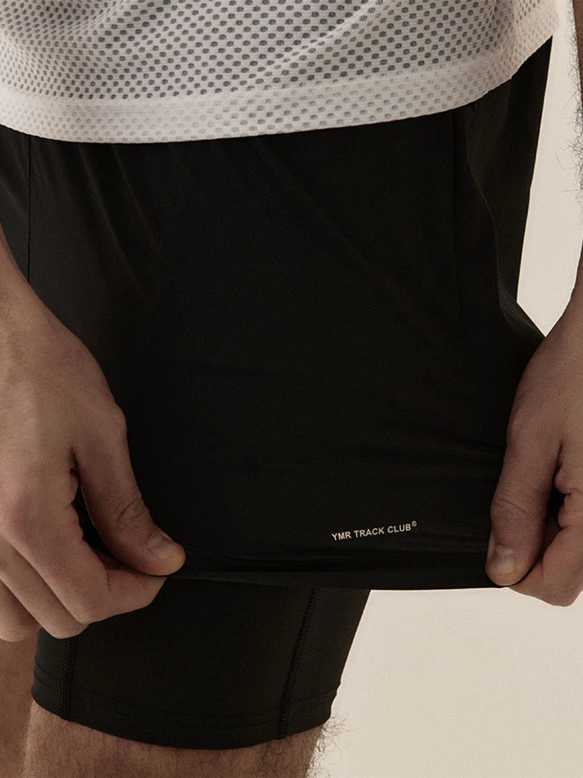 YMR Track Club Stockholm Men's 2-in-1 Shorts Black