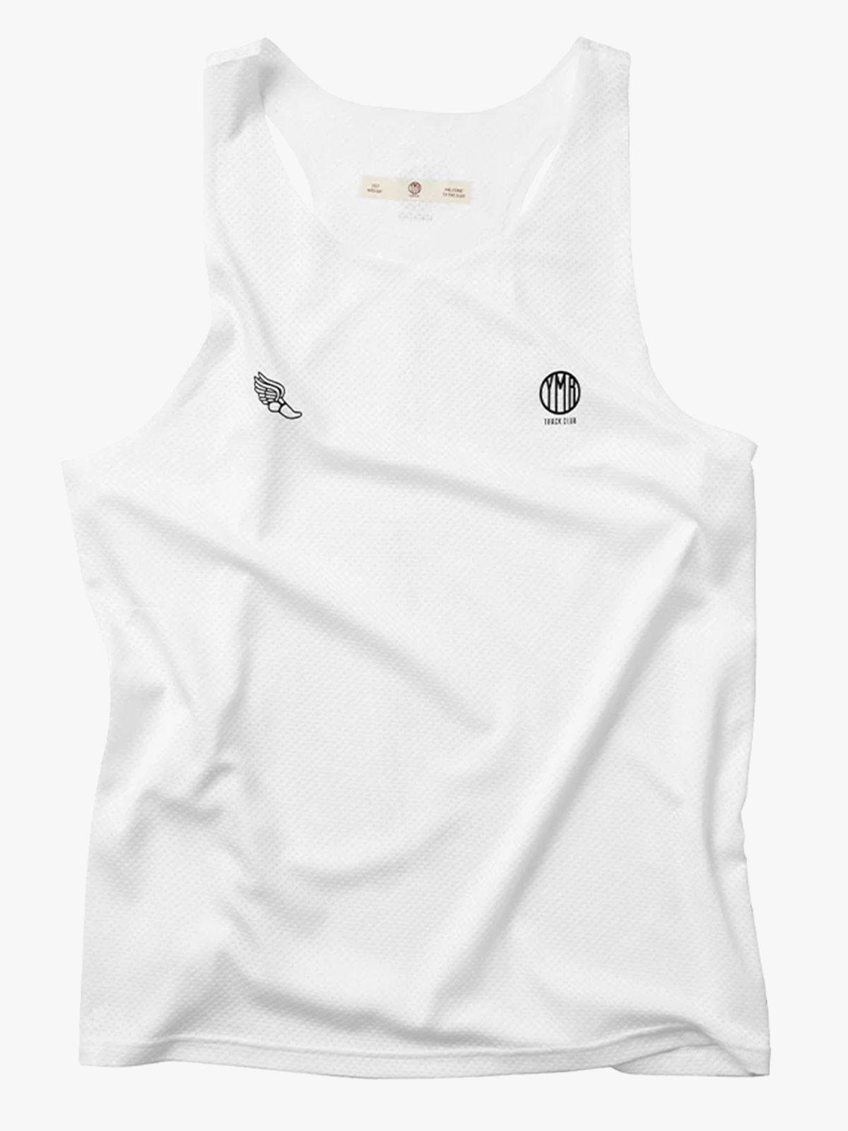 YMR Track Club Stockholm Men's Speed Singlet White