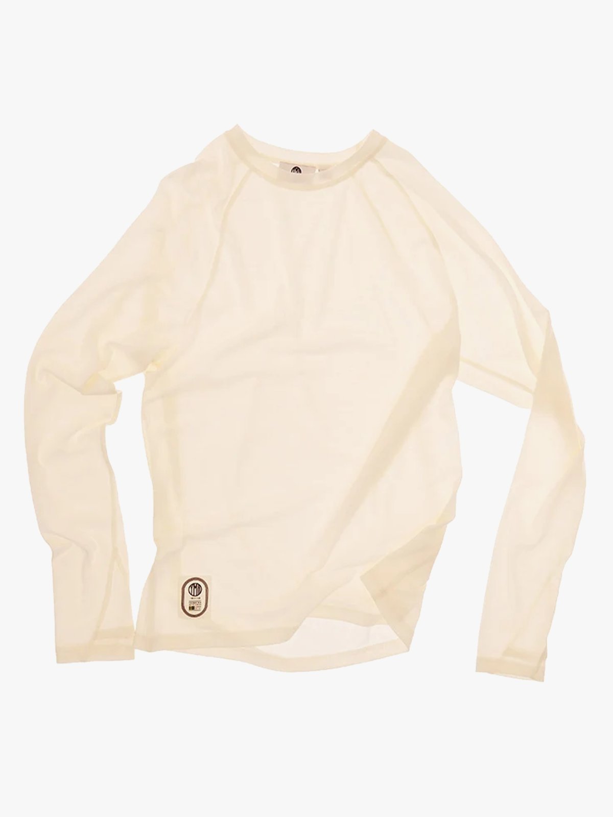 YMR Track Club Västanede Men's Merino LS Offwhite