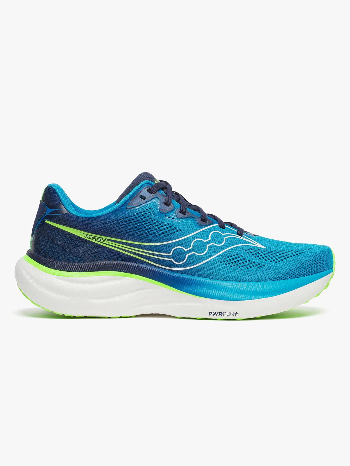 Saucony Ride 19 Cobalt / Slime