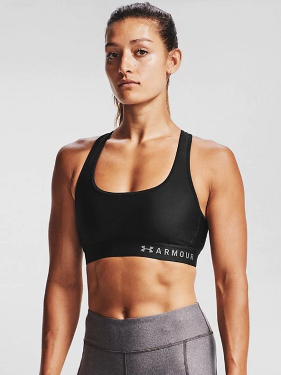 Under Armour Mid Crossback Bra Black