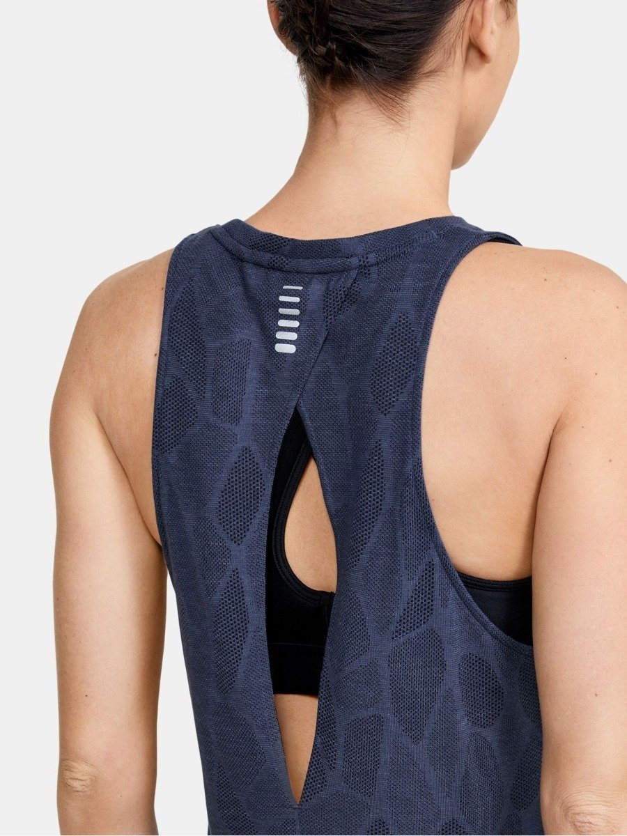 Under Armour Streaker 2.0 Shift Tank Blue Ink