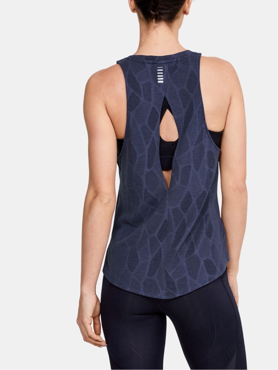 Under Armour Streaker 2.0 Shift Tank Blue Ink