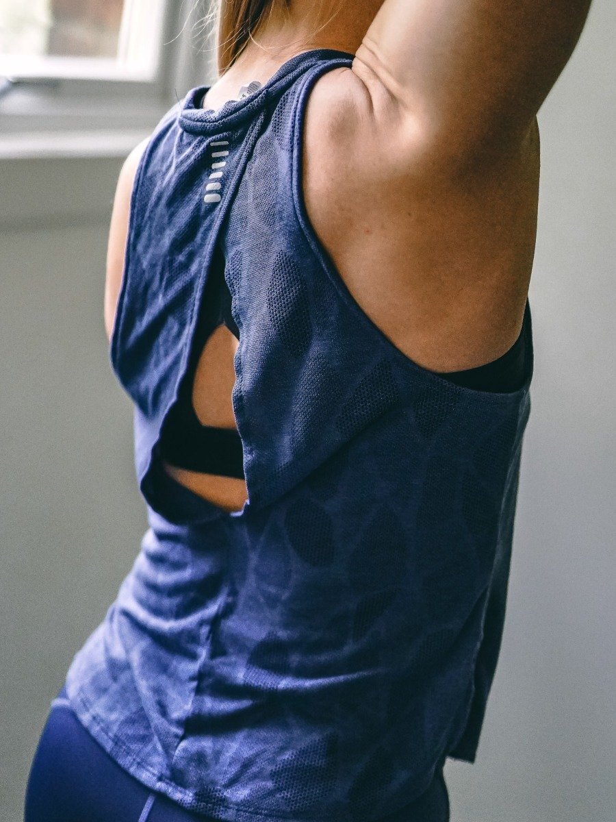 Under Armour Streaker 2.0 Shift Tank Blue Ink