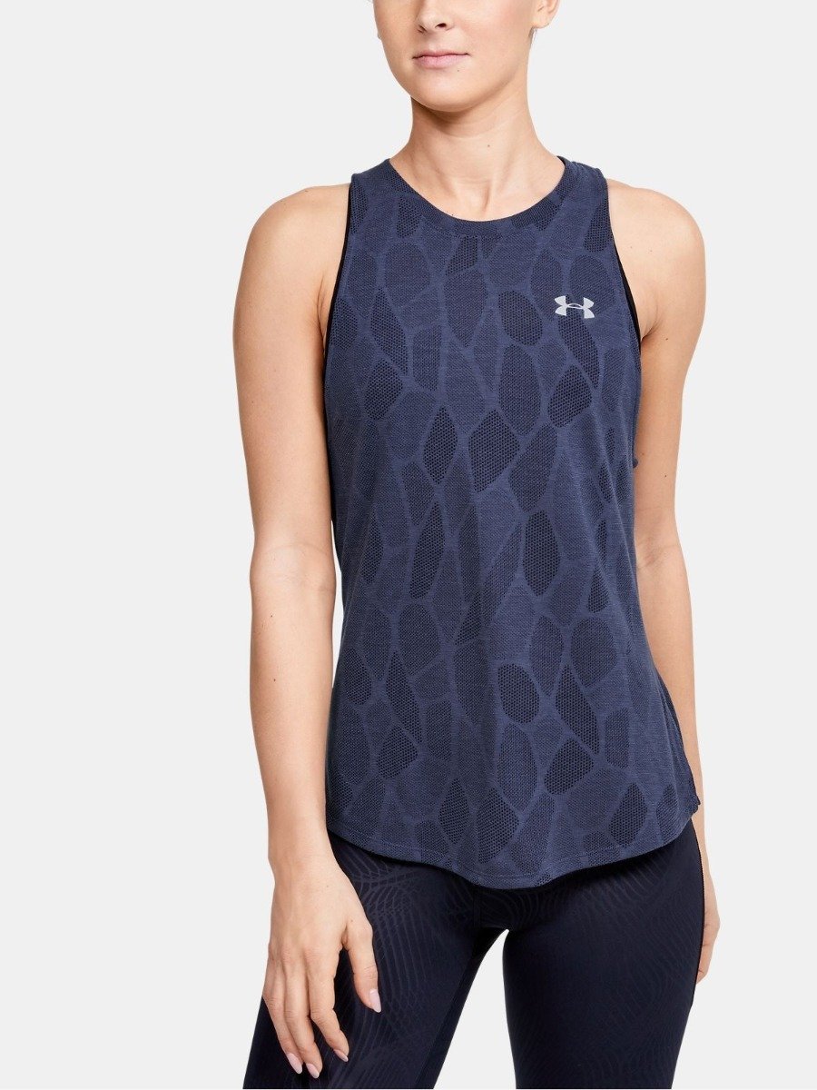 Under Armour Streaker 2.0 Shift Tank Blue Ink