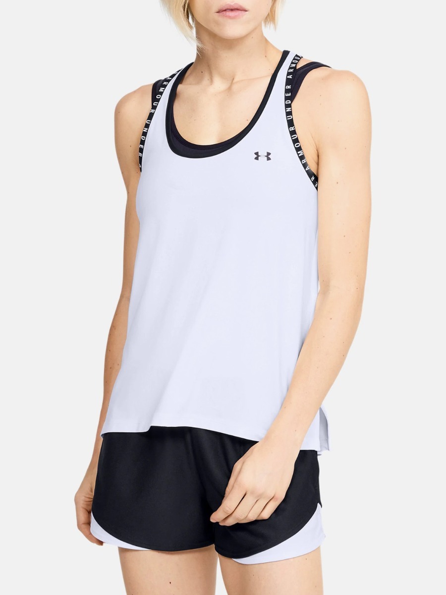 Under Armour Knock Out Tank White/ Black