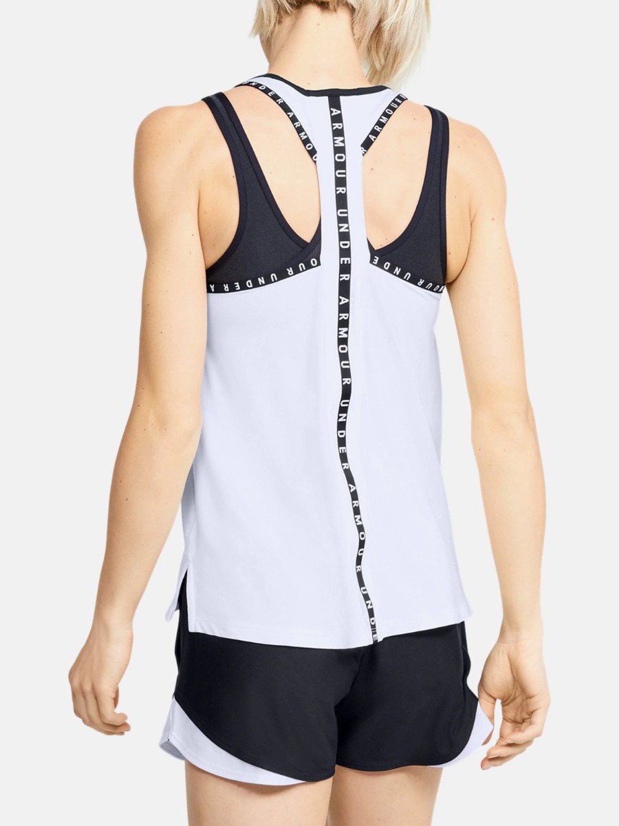 Under Armour Knock Out Tank White/ Black