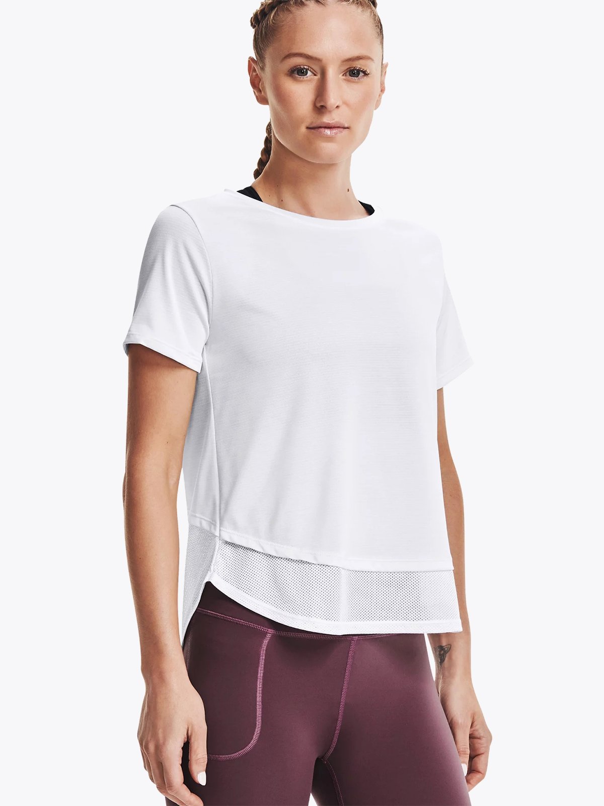 Under Armour Tech Vent Short Sleeve White / Black