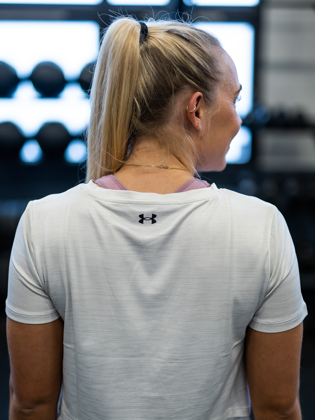 Under Armour Tech Vent Short Sleeve White / Black