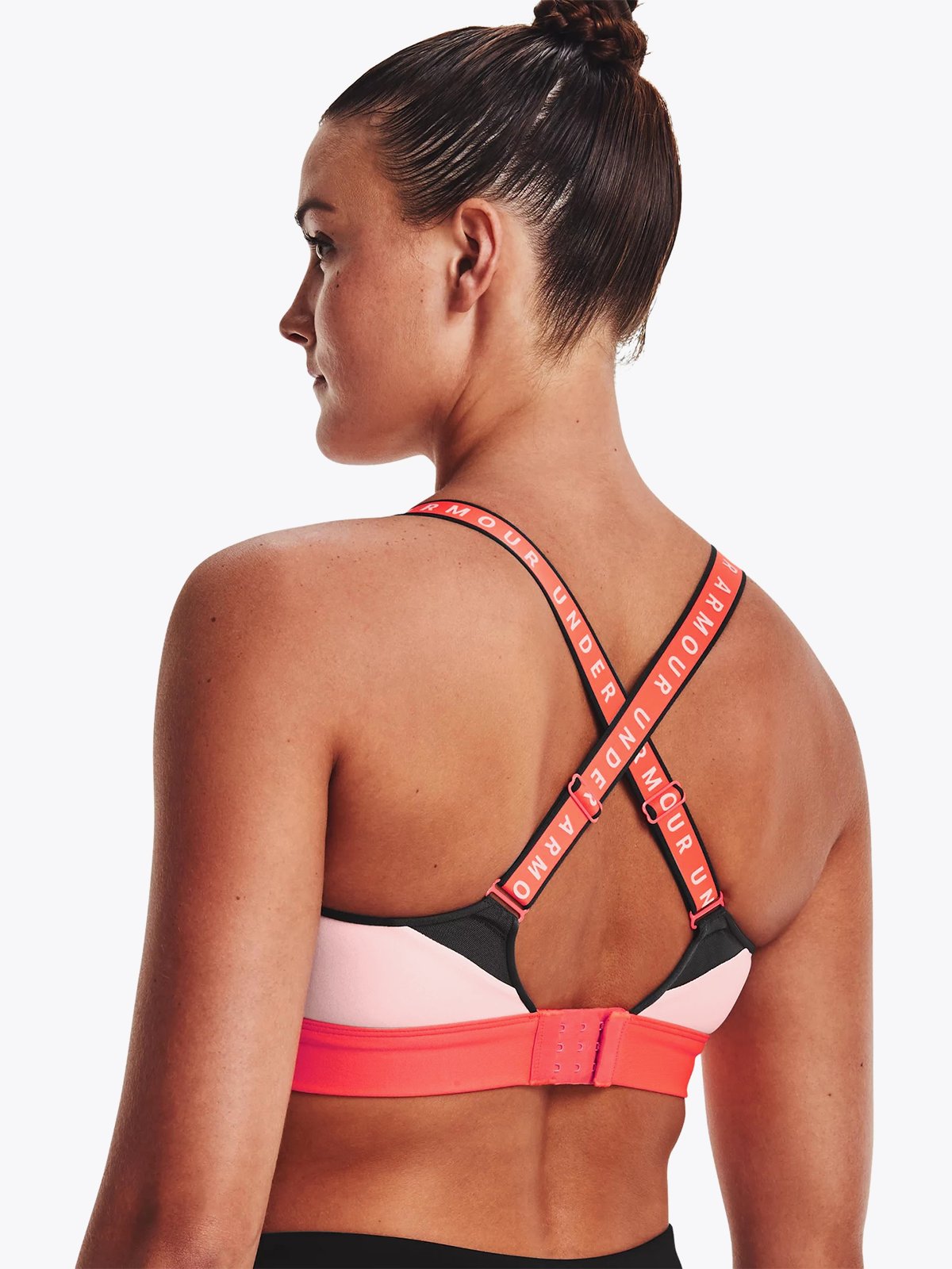 Under Armour Infinity High Bra Blocked Retro Pink / Beta