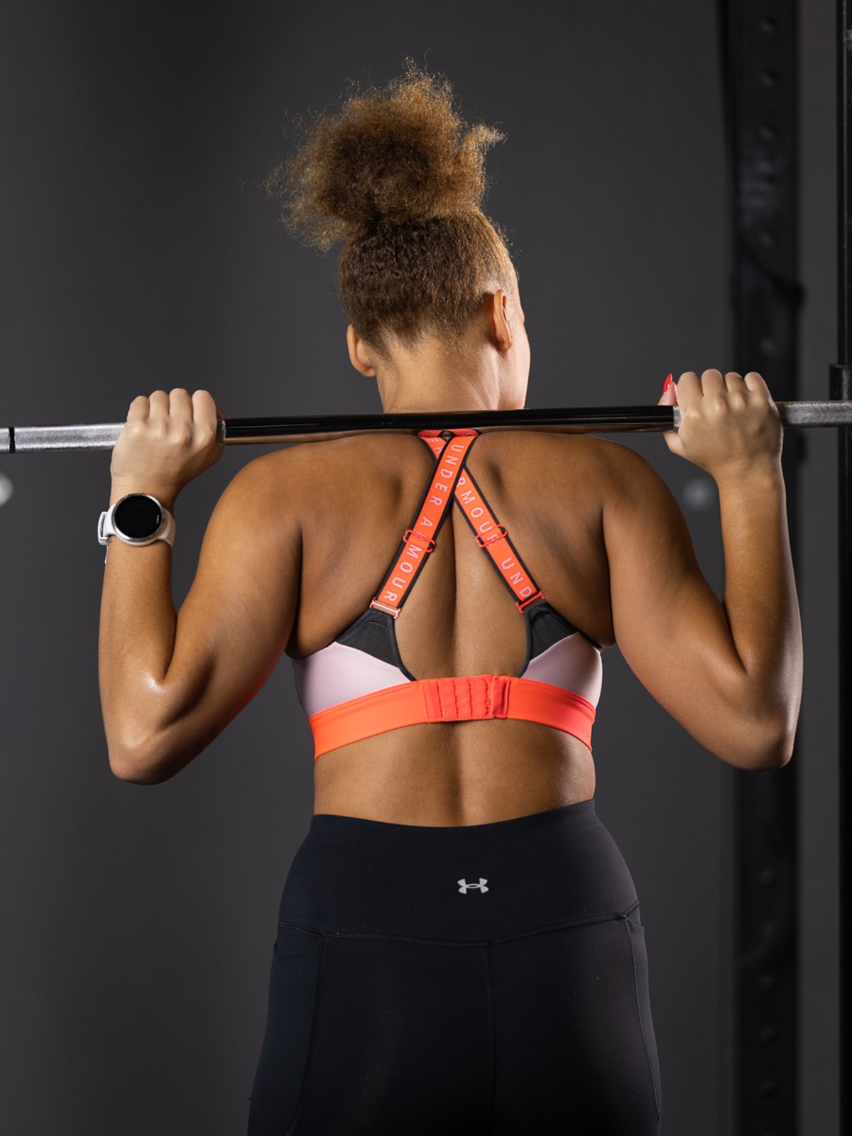 Under Armour Infinity High Bra Blocked Retro Pink / Beta